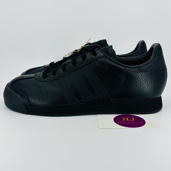 Adidas Unisex Youth Kids Samoa J Sneakrs Core Black Triple Black JH6750 Size 7Y - Picture 5 of 12